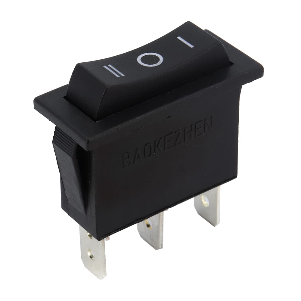 Клавишный переключатель SC-7 3с on-off-on чёрный